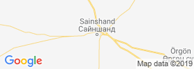 Saynshand map